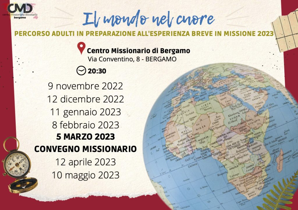 Fondazione Missio » Prende il via a Bergamo il 65esimo Convegno missionario  nazionale dei Seminaristi